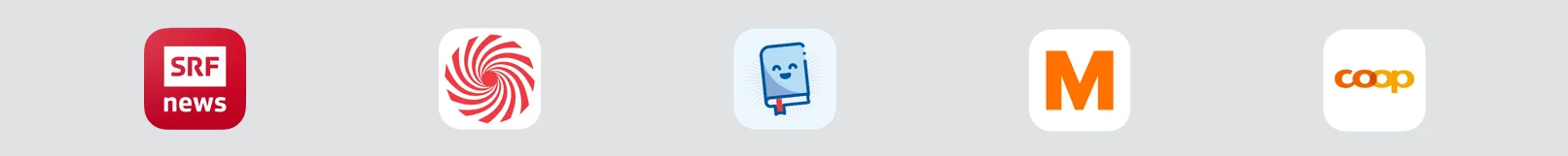 SRF, Mediamarkt, Stiftung Lesen, Migros, Coop