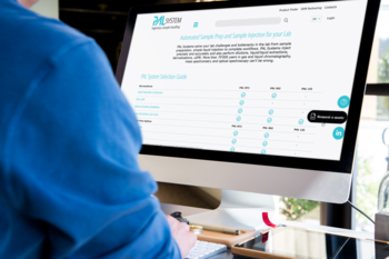 Anwendungsbeispiel direkt am Screen der neuen Website CTC / PAL