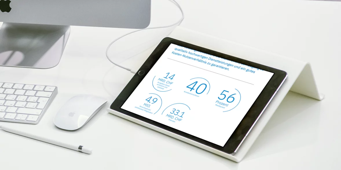 Umfangreiche Geschäftsbericht des Verbandes santésuisse.