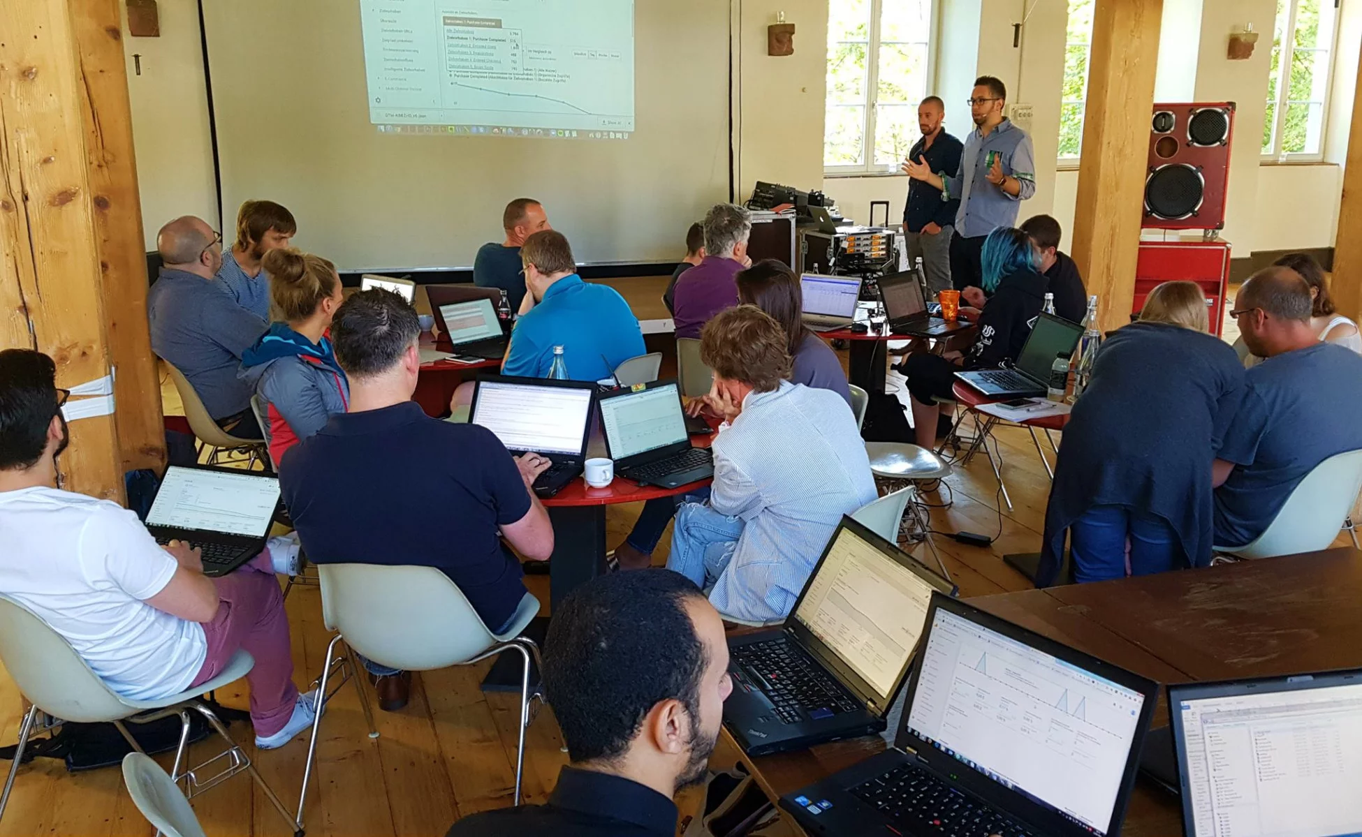 Interne Weiterbildung des CS2-Teams mit externen Profis