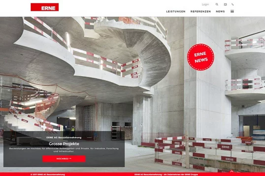 Case Study: Relaunch ERNE AG