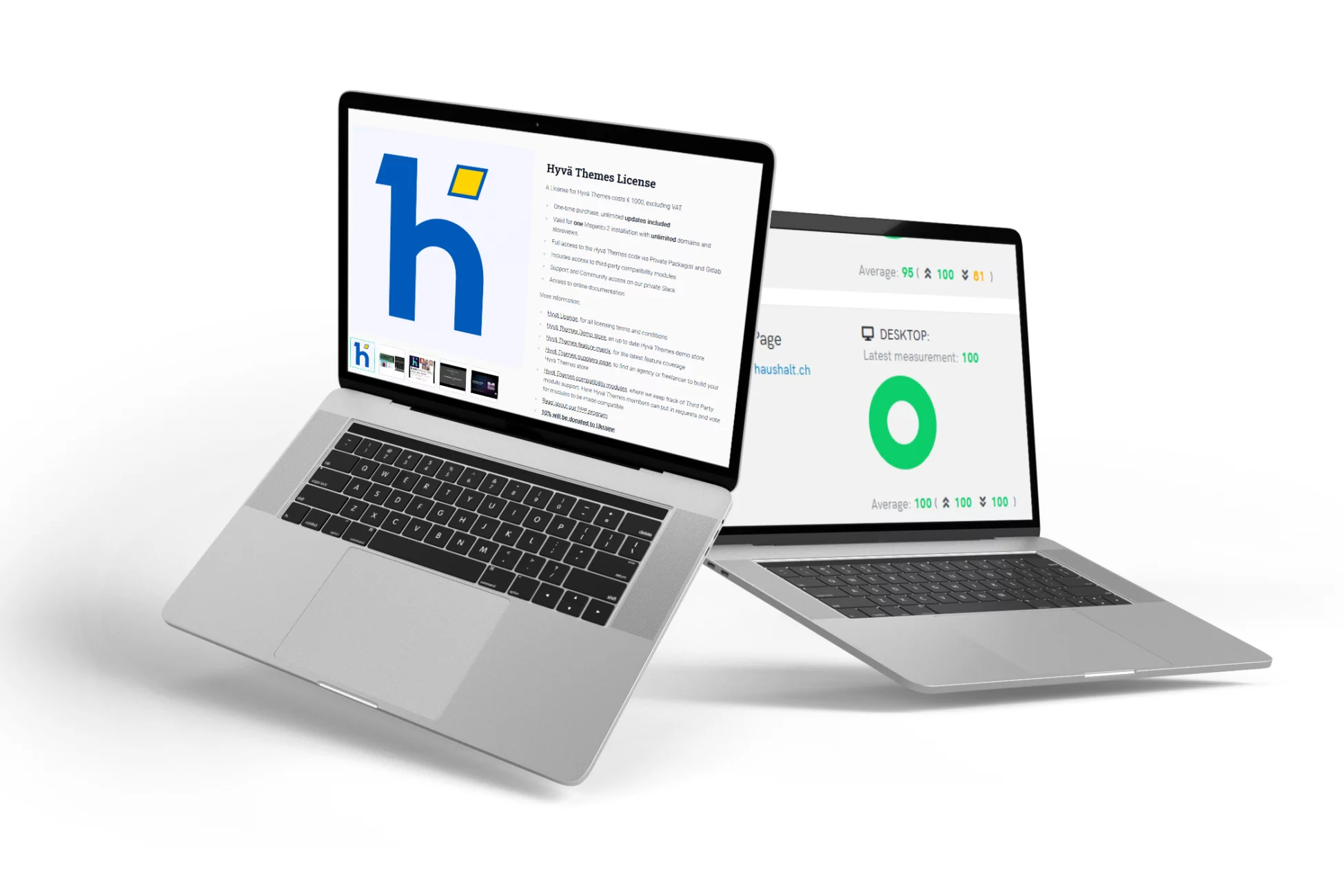 Hyva verspricht top Pagespeed Das schnelle, benutzerfreundliche und flexibele Frontend Framework für Magento