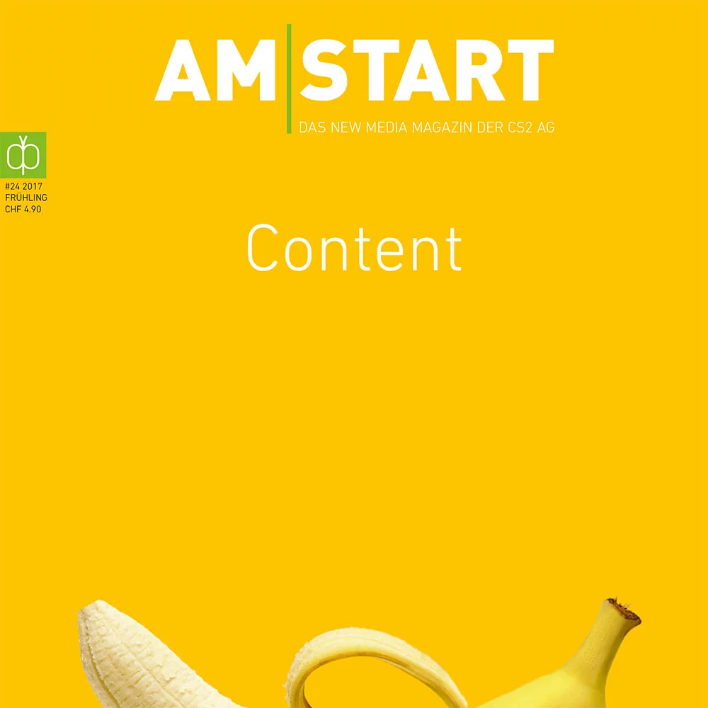 AM|START # 24 2017 | Content | Trends | Innovation | Tools | Jubiläum
