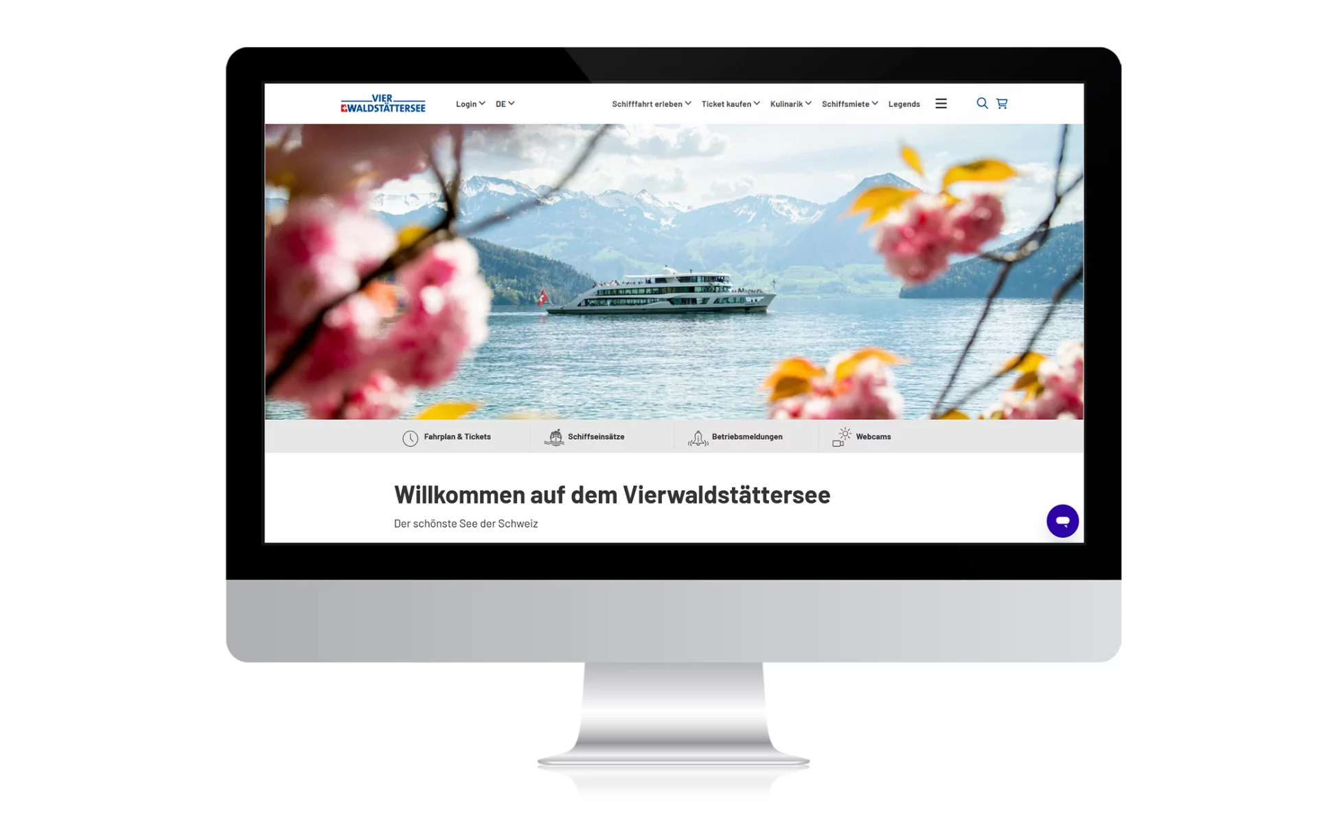 Neues Webseiten Design für Lakelucerne SGV Gruppe