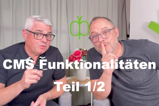 Welche Funktionen benötigt ein modernes CMS - Teil 1/2